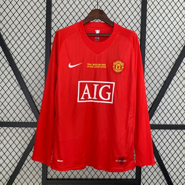 Tailandia Camiseta Manchester United Replica Tercera Ropa ML Retro 2007 2008